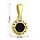 Подвес из желтого золота с эмалью (арт. 441277жеч) – изображение 2