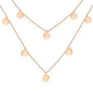 Колье "Монеты"  из красного золота (арт. 351958/8)