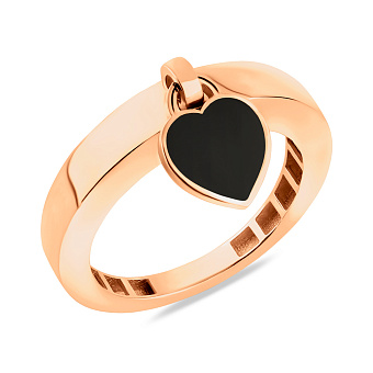 Золота каблучка з підвіскою (арт. 156126еч)