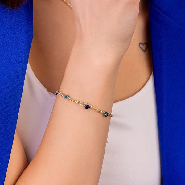 Браслет из желтого золота Francelli (арт. 326735жсбрз) – изображение 2