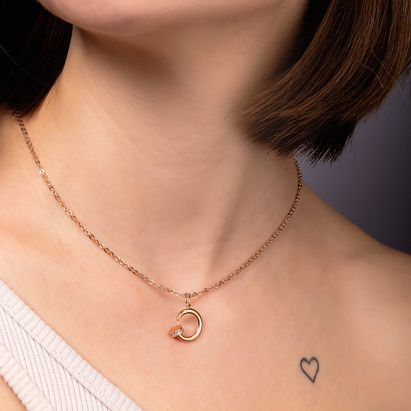 Колье из красного золота (арт. 352669) – изображение 3