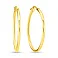Серьги-кольца из желтого золота (арт. 100742/40ж) – изображение 1