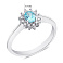 Кольцо из серебра с фианитами (арт. 7501/КК2ФТ/375-17,5) – изображение 2