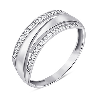 Фото Серебряное кольцо с фианитами (арт. 7501/1376К)