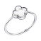 Серебряное кольцо Клевер с перламутром (арт. 7501/610/8пкп) – изображение 1