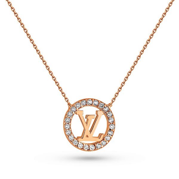 Золотое колье с фианитами (арт. 352430) – изображение 1