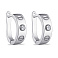Сережки из серебра с фианитами (арт. 7502/4175) – изображение 1