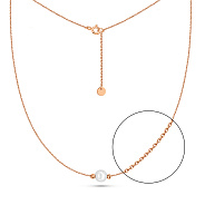 Золоте кольє з перлами (арт. 360355/7)