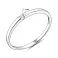Серебряное кольцо с фианитом (арт. 7501/1593К) – изображение 2