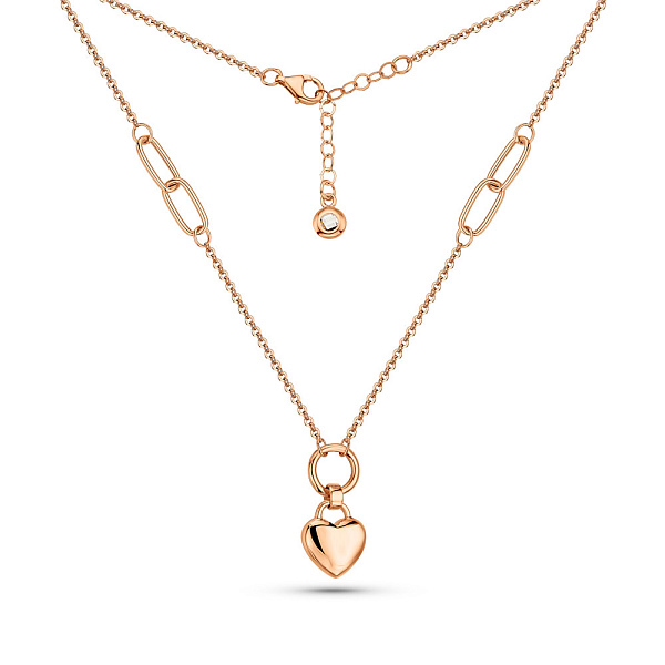 Золоте кольє Серце (арт. 352672) – зображення 2