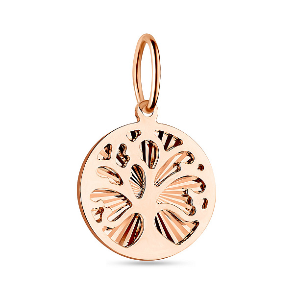 Золотий підвіс з алмазною гранню (арт. 440701) – зображення 1