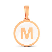 Кулон з червоного золота Літера М (арт. 440989еп)