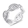 Серебряное кольцо с фианитами (арт. 7501/5954) – изображение 1