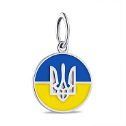 Фото Підвіс зі срібла Герб України-Тризуб (арт. 7503/А033егжпю)
