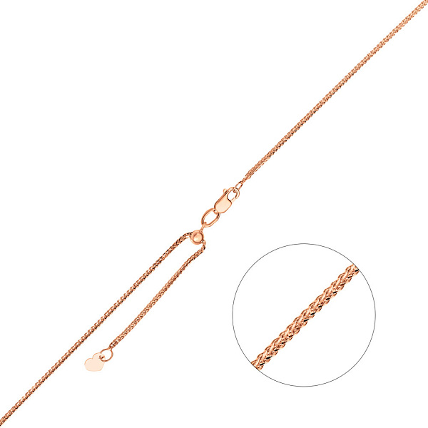 Ланцюжок з золота плетіння Спіга квадратна (арт. 303503з) – зображення 1