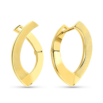 Серьги из желтого золота (арт. 108326/25жм)