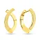 Серьги из желтого золота (арт. 108326/25жм) – изображение 1