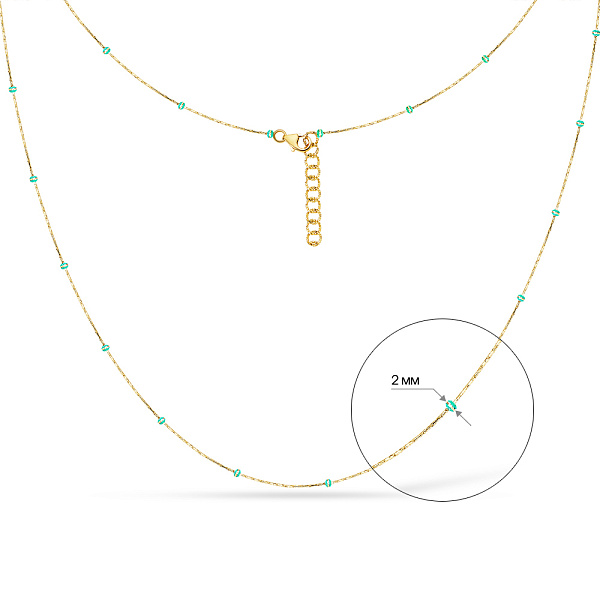 Золоте кольє Francelli (арт. 351331жз) – зображення 5