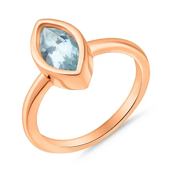 Золота каблучка з топазом (арт. 152579Т)