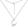 Колье из серебра Гвоздь с фианитами (арт. 7507/1936) – изображение 3