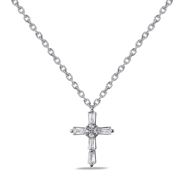 Колье из серебра с фианитами (арт. 7507/1802) – изображение 1