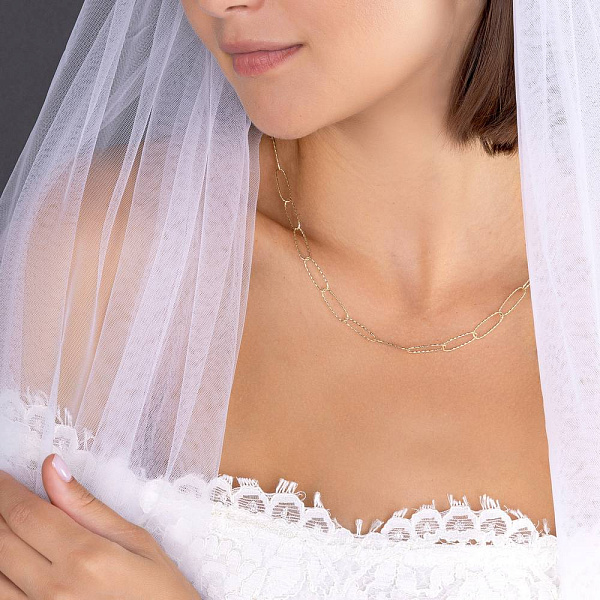 Золоте кольє Francelli (арт. 352413ж) – зображення 2