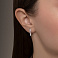 Серьги  из белого золота с бриллиантами (арт. С011030б) – изображение 2