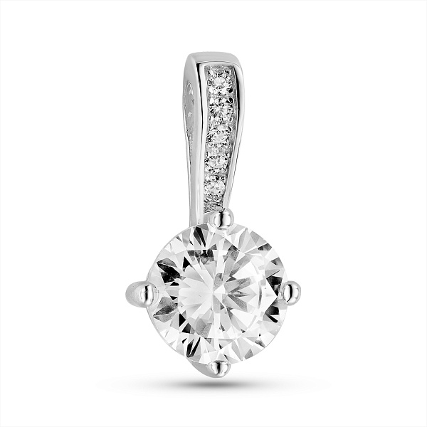 Серебряный кулон с фианитами (арт. 7503/2186694) – изображение 1