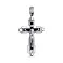 Серебряный крестик без камней  (арт. 7504/2-1294.0.2) – изображение 1