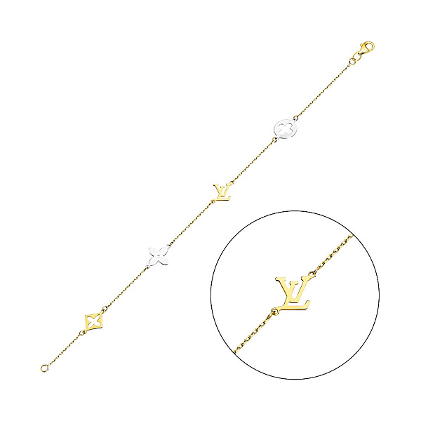 Браслет из золота без камней (арт. 323709жб) – изображение 1