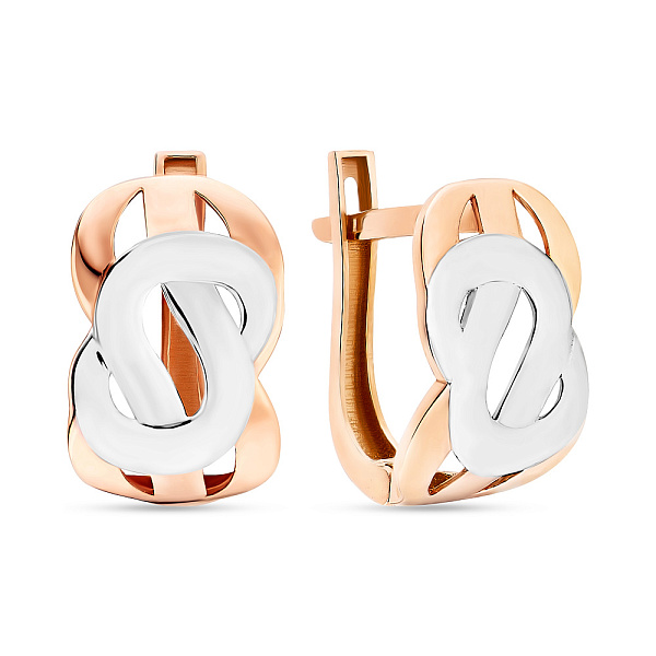 Золотые серьги (арт. 106718) – изображение 1