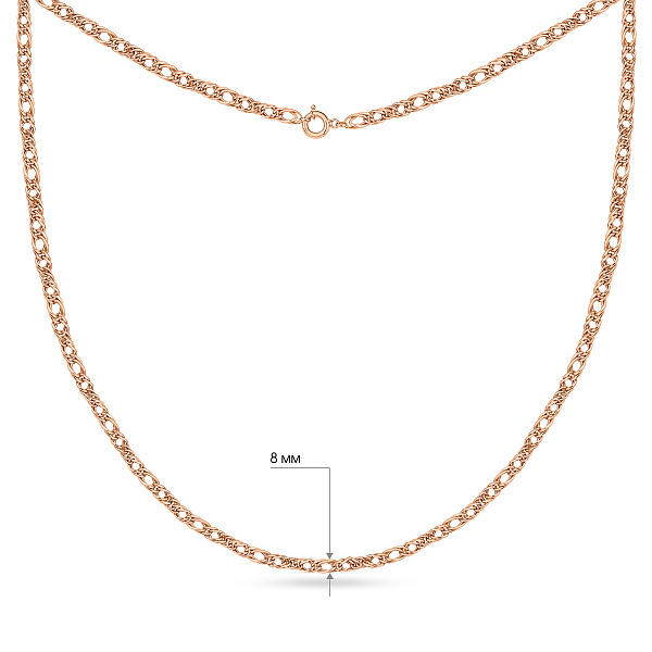 Массивное золотое колье (арт. 352270) – изображение 4