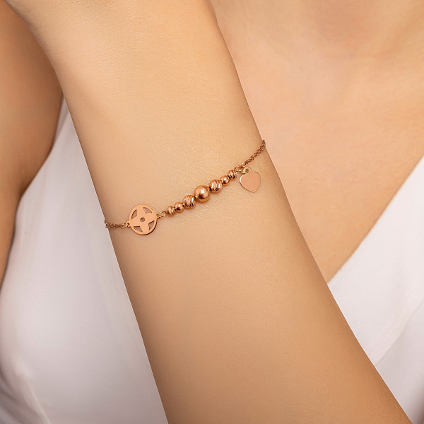 Браслет з червоного золота (арт. 325419) – зображення 2