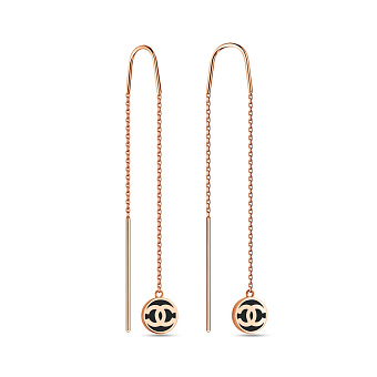 Фото Золотые серьги-протяжки (арт. 1091184еч)