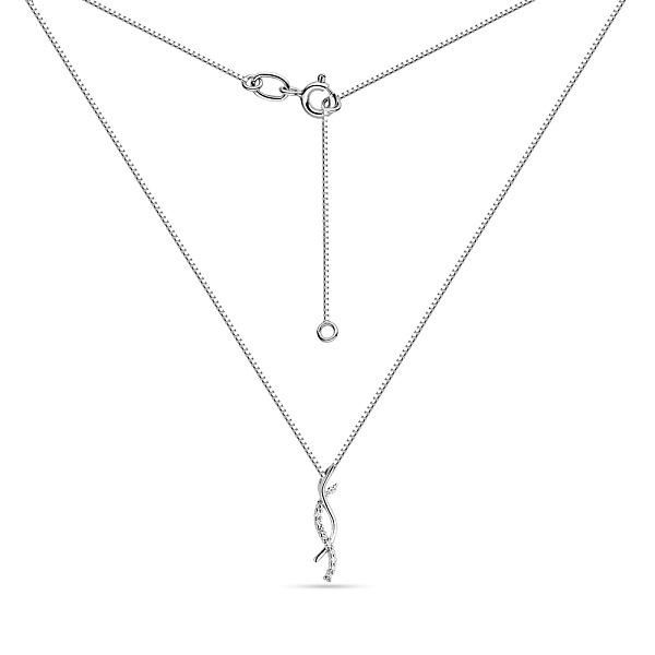 Колье из белого золота с бриллиантами (арт. Ц011428/2б) – изображение 2