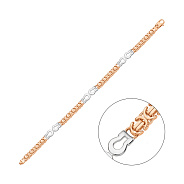 Браслет з червоного і білого золота (арт. 326797кб)