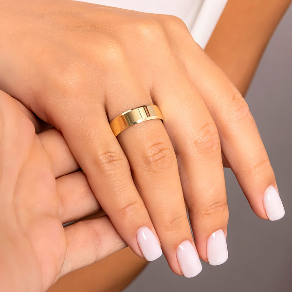 Обручка золота «Американка» (арт. 239194ж) – зображення 2