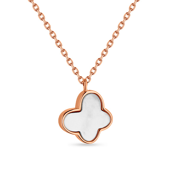 Кольє з червоного золота з перламутром (арт. 352186п) – зображення 1