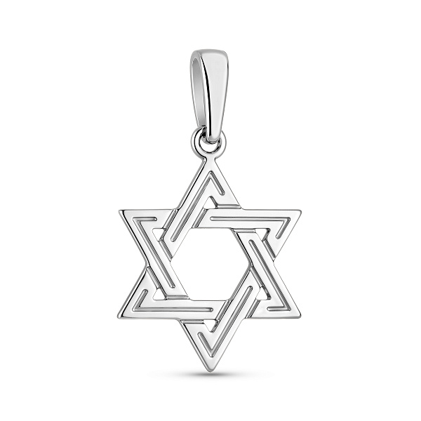 Золотая подвеска Звезда Давида (арт. 440243б) – изображение 1