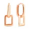 Золотые серьги без камней (арт. 1091073/15) – изображение 1