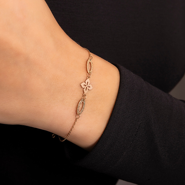 Браслет из красного золота (арт. 326700) – изображение 2