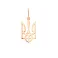 Золотая подвеска Трезубец (арт. 440581) – изображение 1