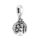 Серебряный шарм с фианитом (арт. 7903/4604) – изображение 3