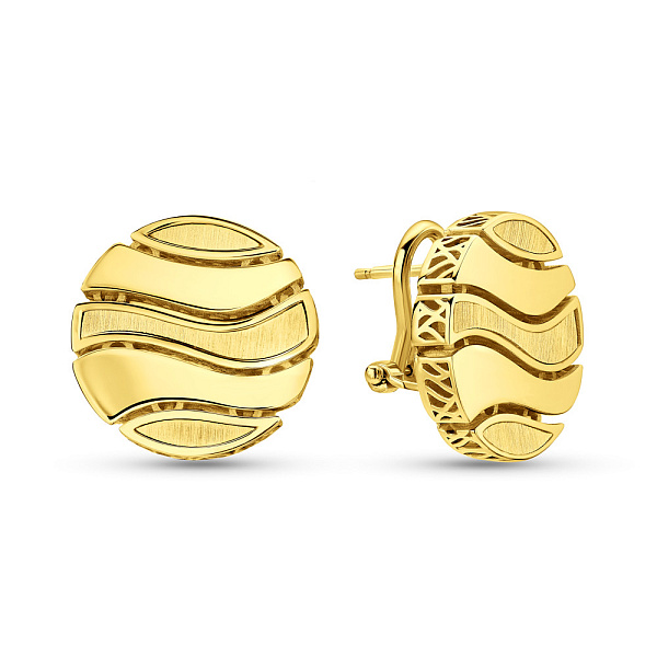 Сережки з жовтого золота Francelli (арт. 1091327ж) – зображення 1