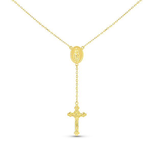 Колье Розарий из желтого золота (арт. 360166ж) – изображение 1