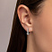 Серьги из белого золота с бриллиантами (арт. 2190521202) – изображение 4