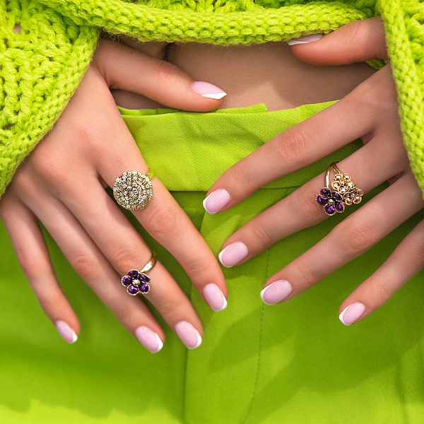 Золота каблучка Francelli (арт. 155727ж) – зображення 2