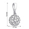 Серебряный кулон с фианитами (арт. 7503/П2Ф/068) – изображение 2