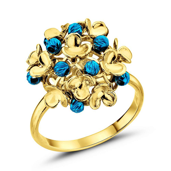 Золотое кольцо Francelli (арт. 156558жг) – изображение 1