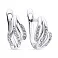Серьги с фианитами из серебра (арт. 7502/3612) – изображение 1